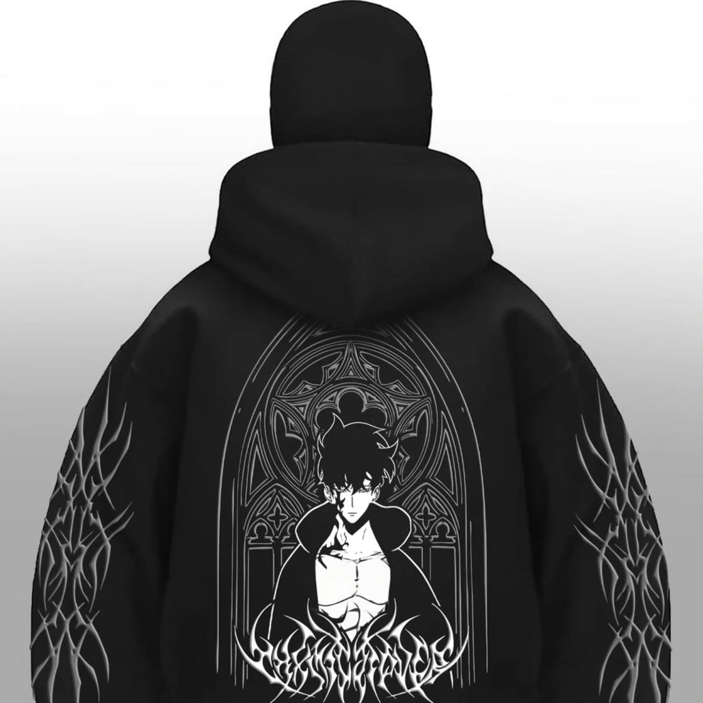 SOLO LEVELING INSPIRED JIN WOO BALACLAVA MASK WITH ZIPPER