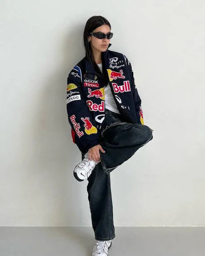 Red Bull Racing Formula 1 Jacket – Bold Streetwear Edition
